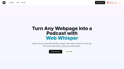 Web Whisper website image