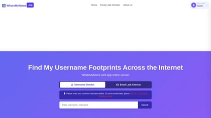 WhatsMyName.me website image