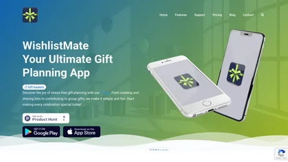 wishlistmate.com website image