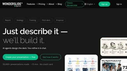Wonderslide website image