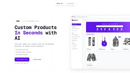 Wondr AI website image
