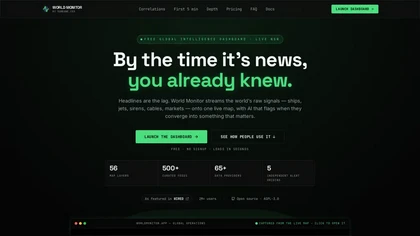 WorldMonitor APP website image