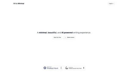 Write Minimal image