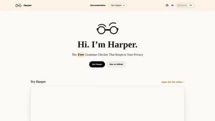 Harper website image