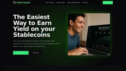Yield Seeker website image