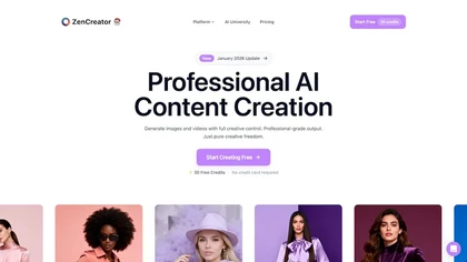 ZenCreator website image