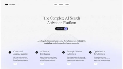 ZipTie AI website image
