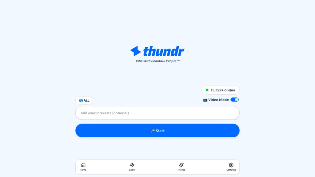 Thundr AI tool screenshot