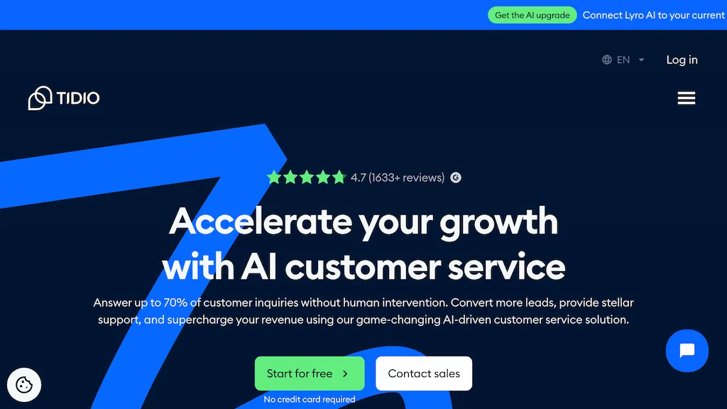Tidio website