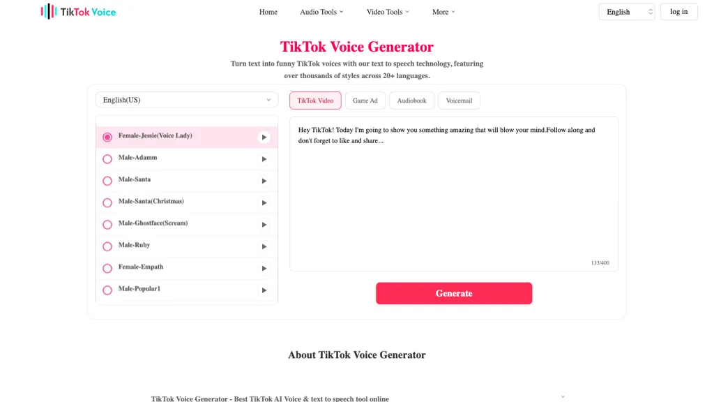 TikTok Voice alternatives and competitors