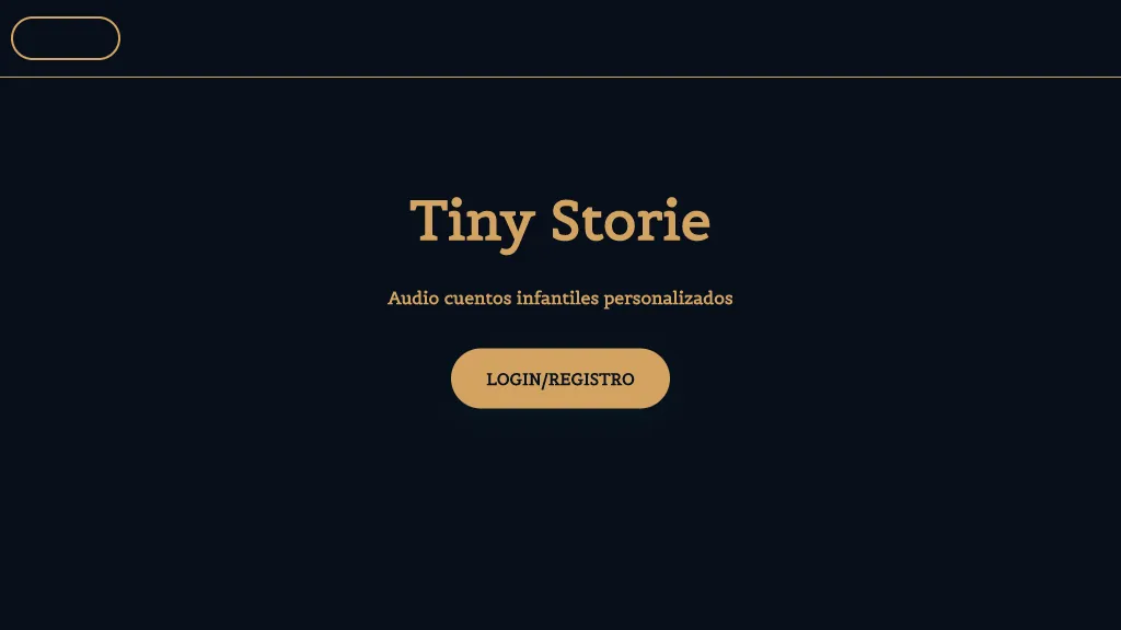 Tiny storie website