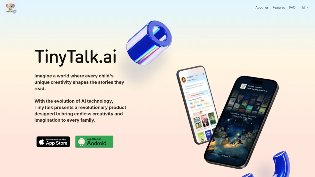 TinyTalk.ai website