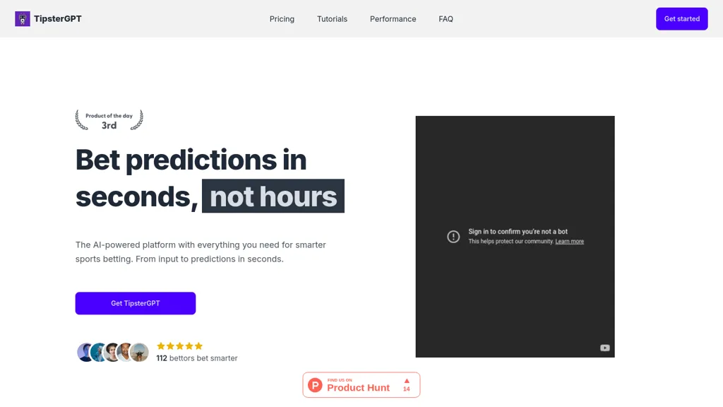 TipsterGPT website