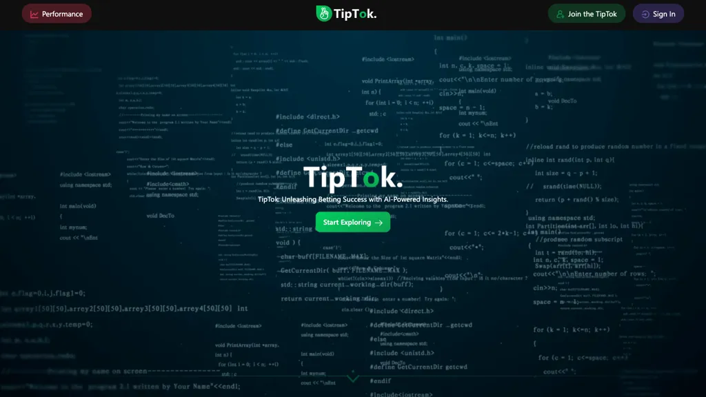TipTok website