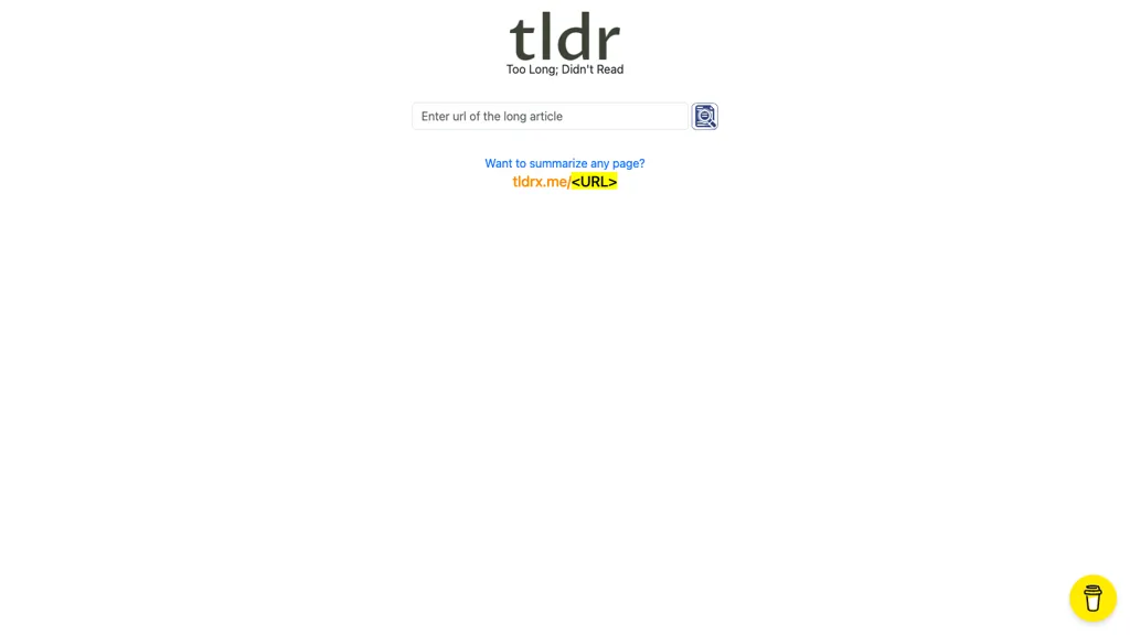 TLDRX website