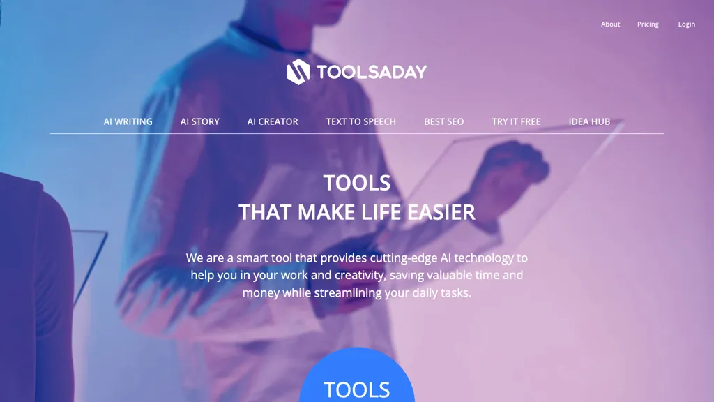 Toolsaday website