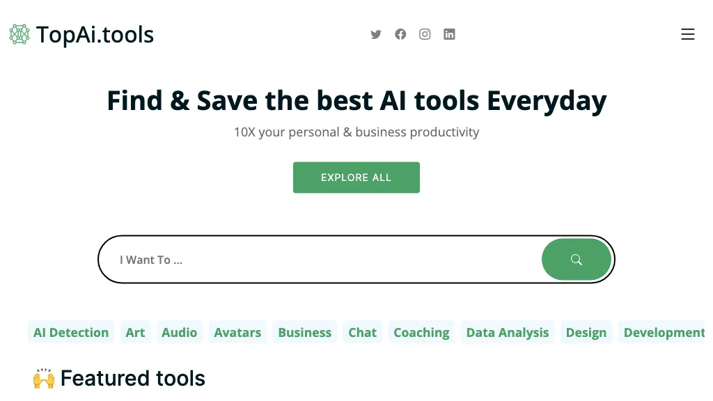 topAI.tools website