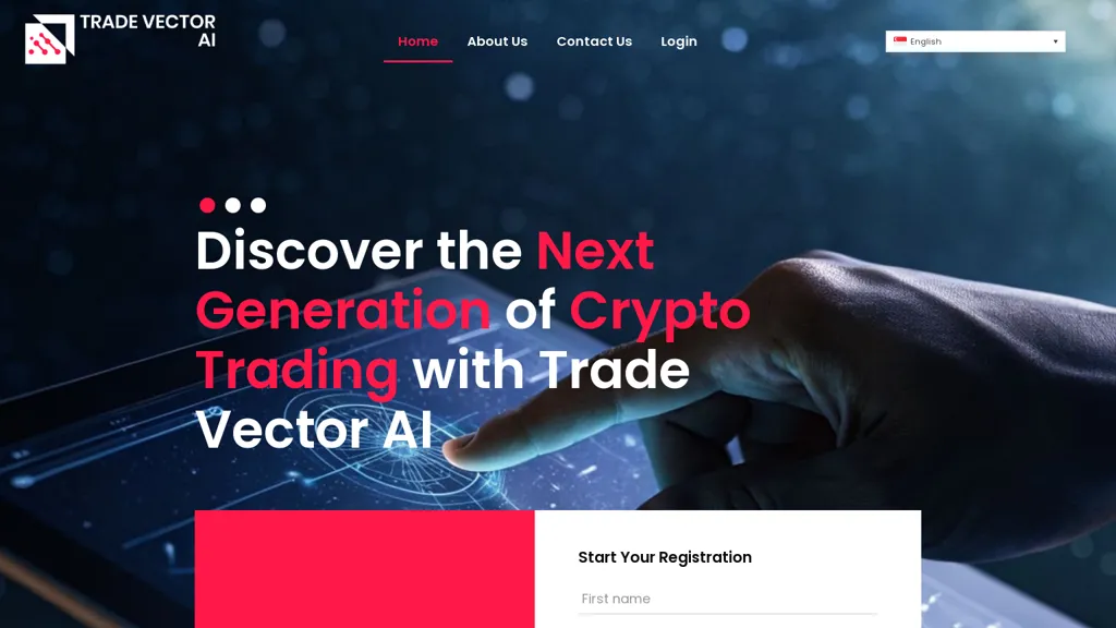 Trade Vector AI website