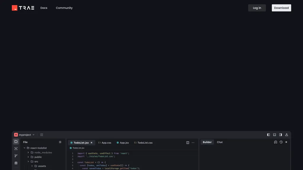 Trae AI website