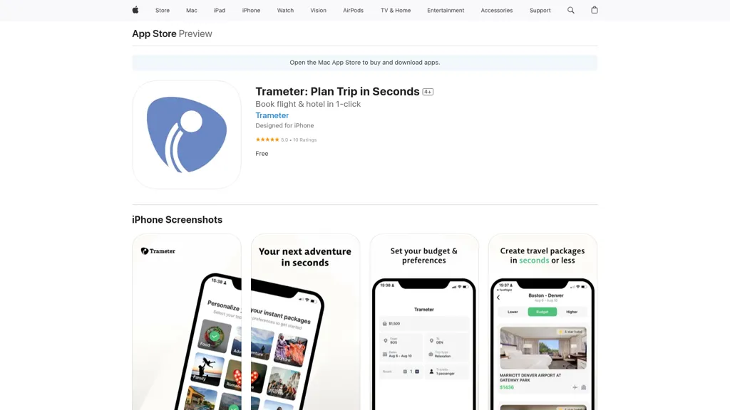 Trameter website