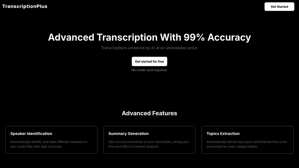 TranscriptionPlus alternatives and competitors
