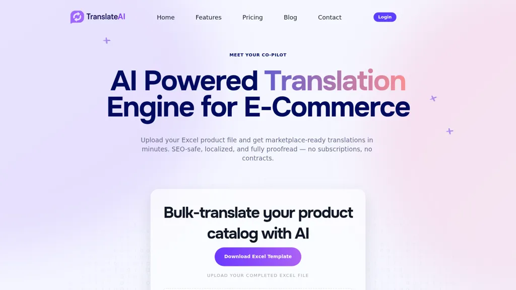 TranslateAI AI tool screenshot