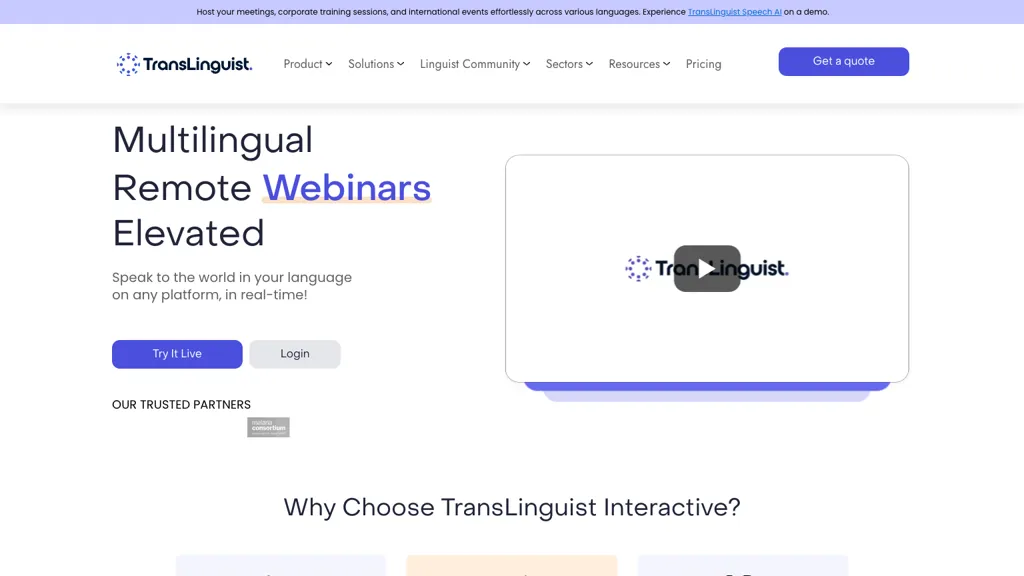 Translinguist website