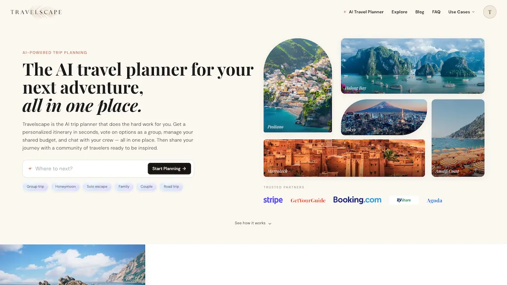 Travelscape screenshot