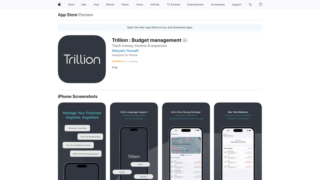 Trillion website