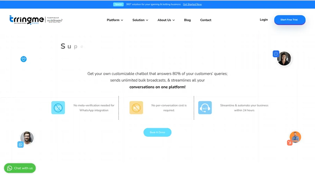 Trring Me AI tool screenshot