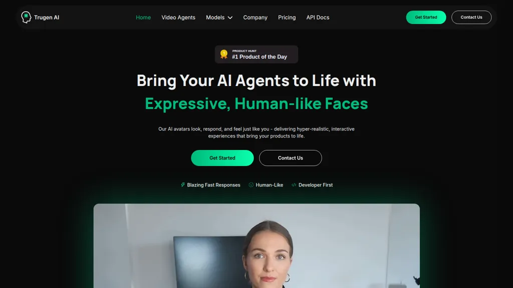 TruGen AI AI tool screenshot