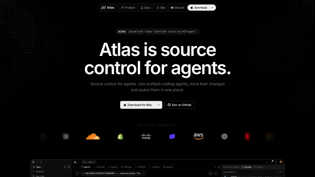Atlas screenshot