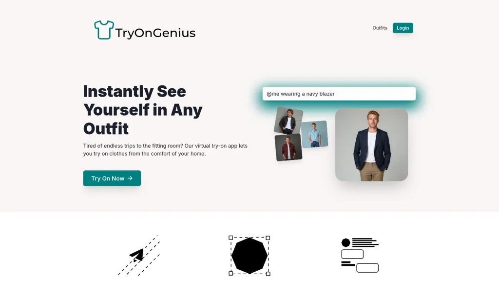TryOnGenius website