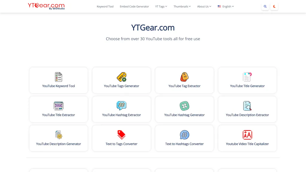 YTGear website