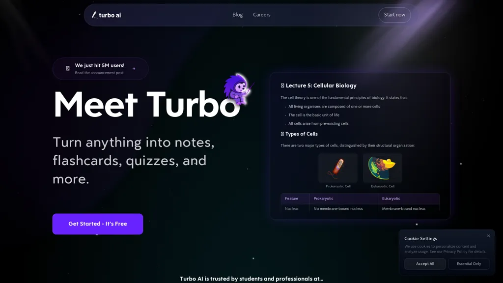 Turbo AI AI tool screenshot
