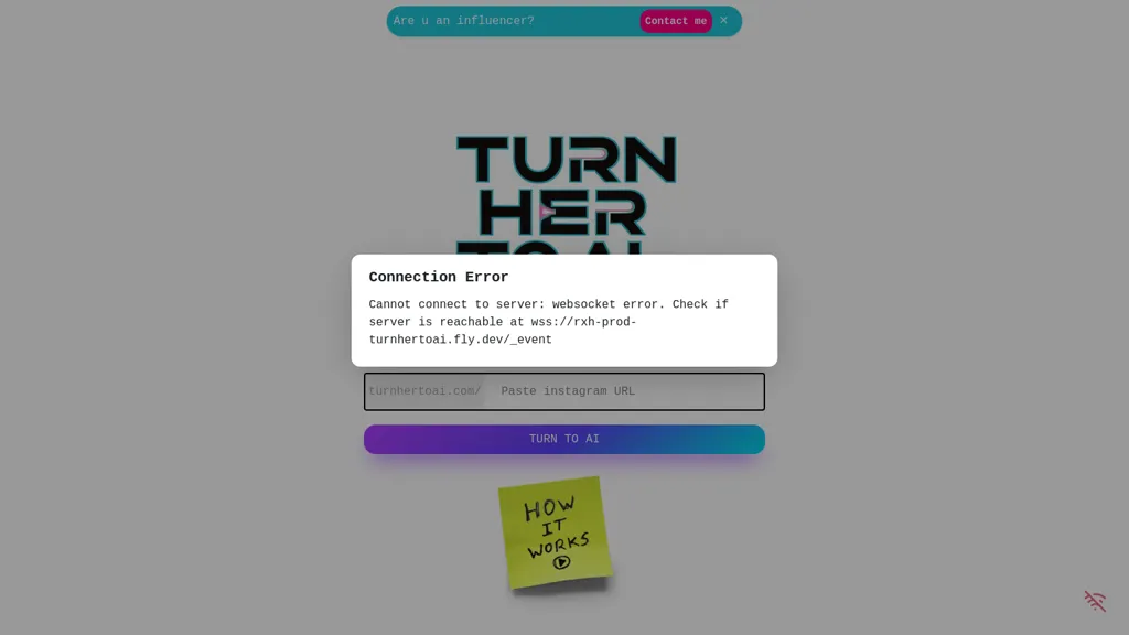 TurnHerToAI website