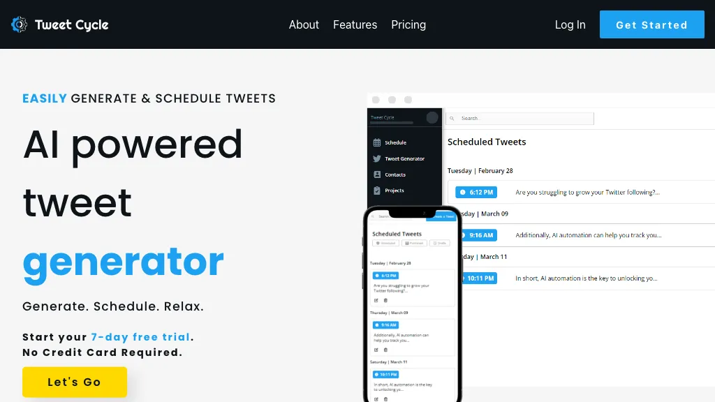 Tweet Cycle Tweet Cycle