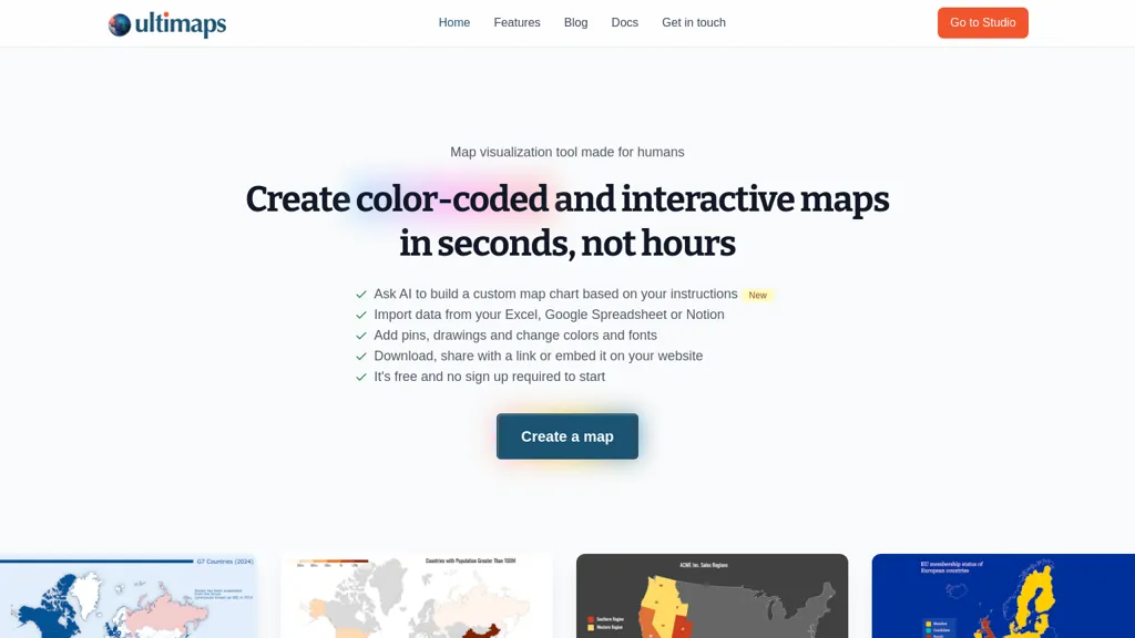 Ultimaps website