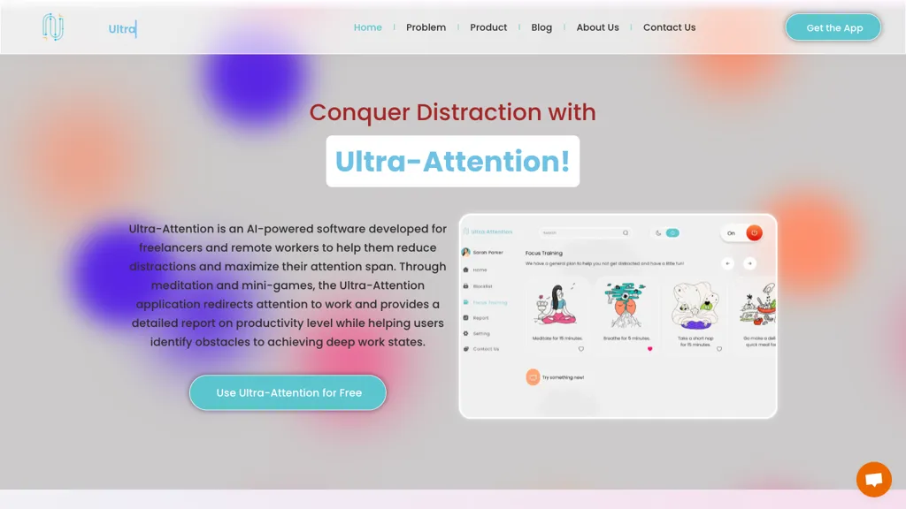 Ultra-Attention website