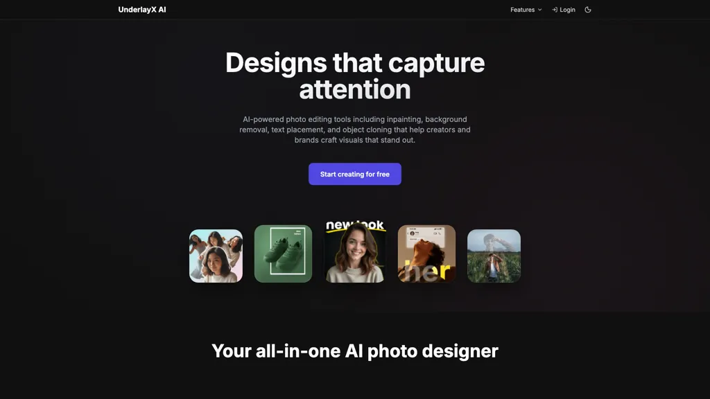 UnderlayX AI tool screenshot