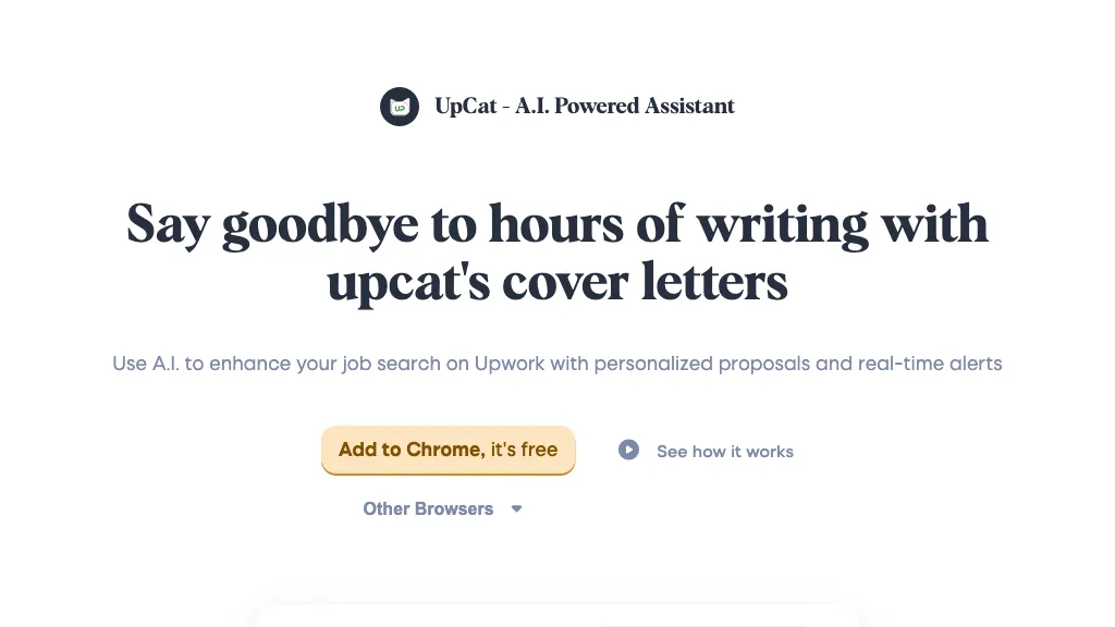 UpCat website