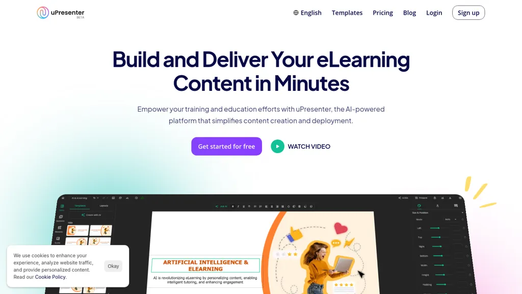 uPresenter website