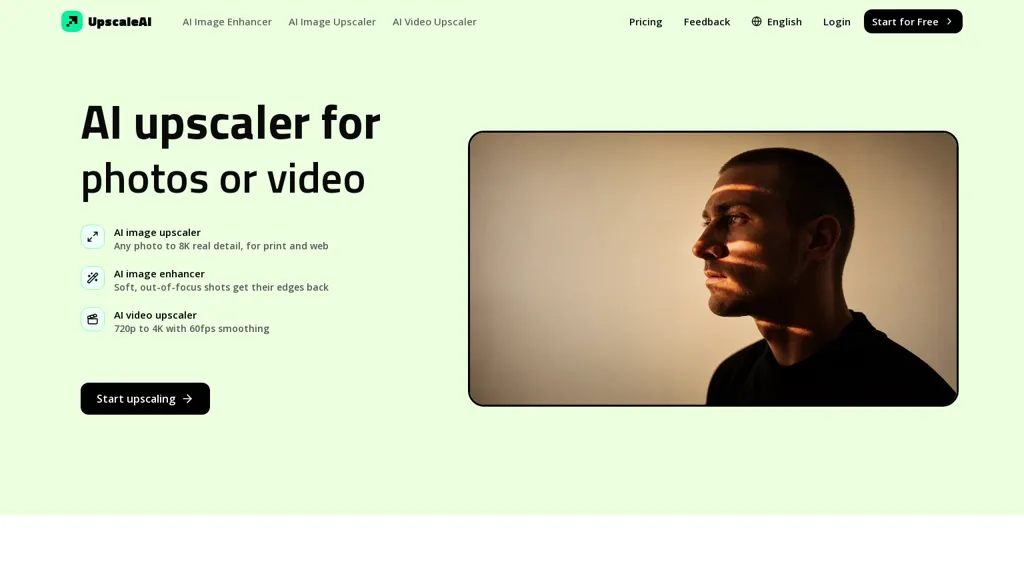 upscaleai.ai AI tool screenshot