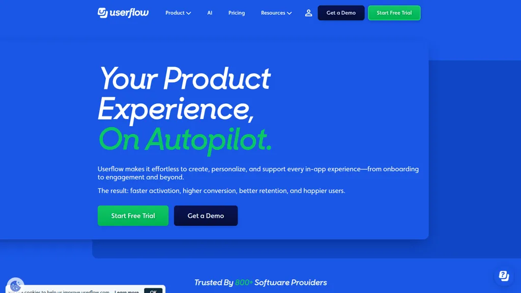 Userflow AI tool screenshot
