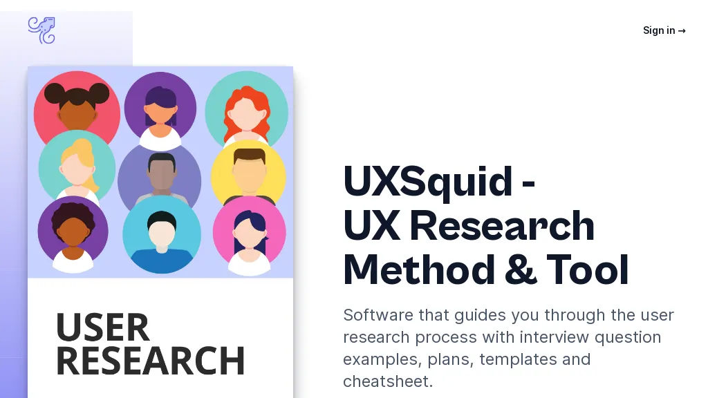 UXsquid website