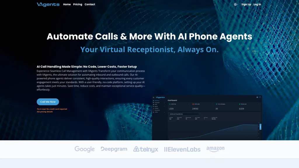 VAgents AI tool screenshot