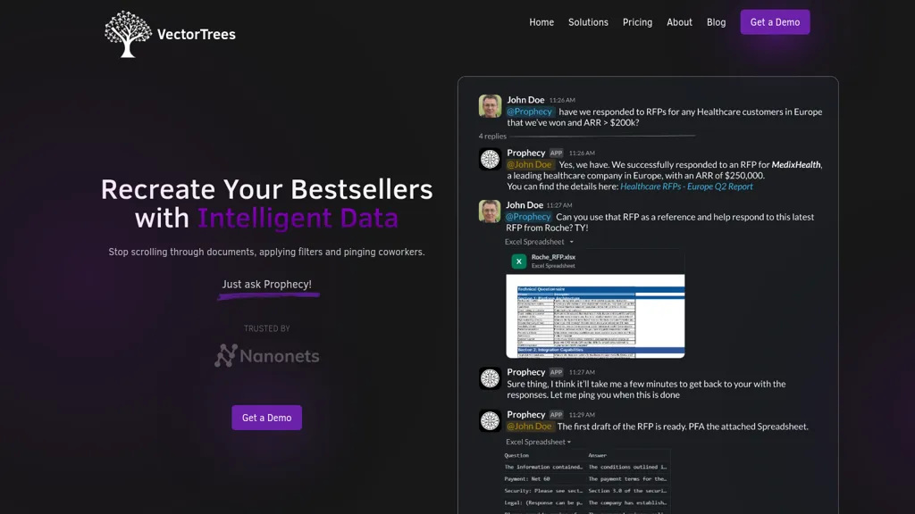 VectorTrees website