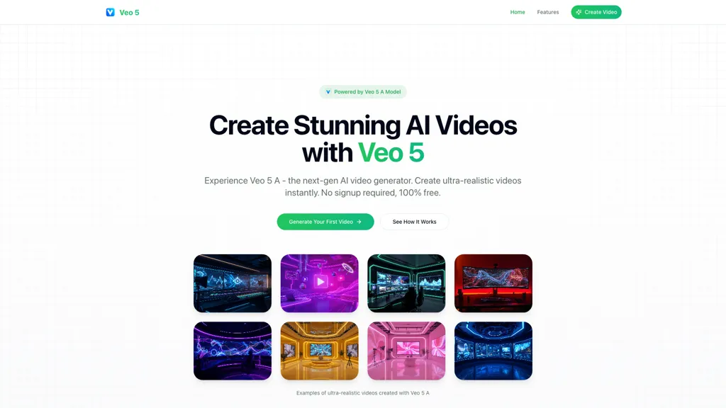 Veo 5 AI AI tool screenshot