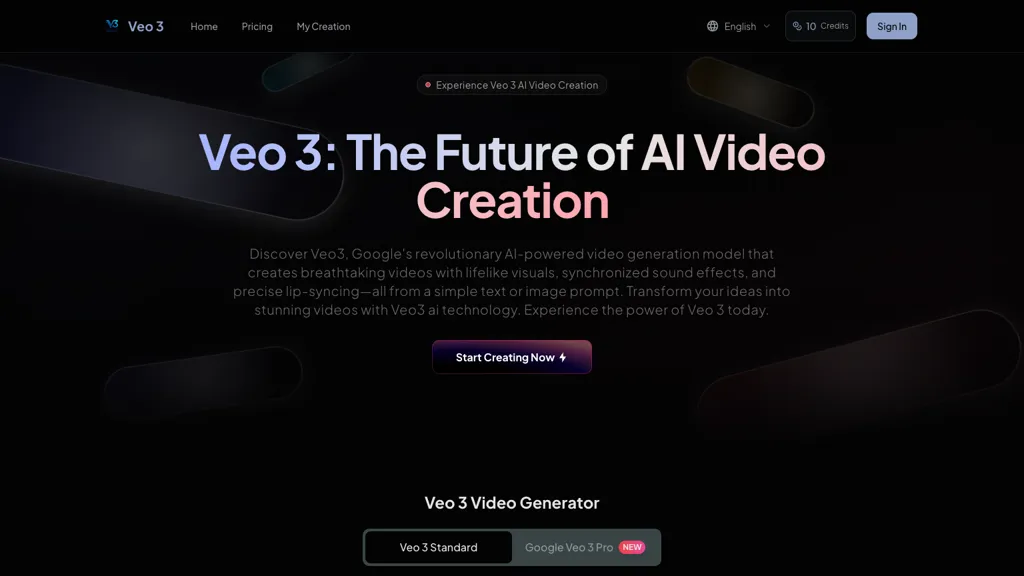 Veo3ai.org website