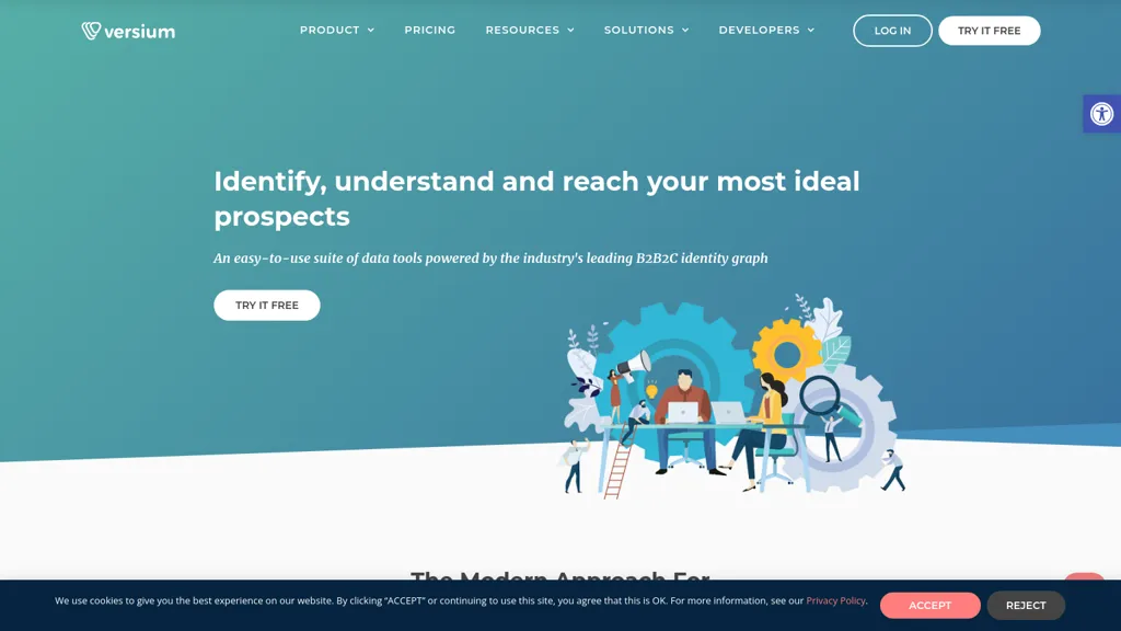 Versium REACH website